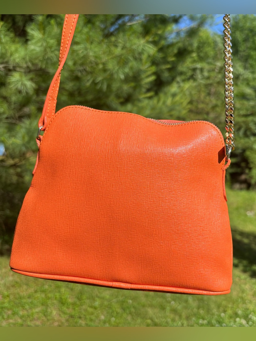 Furla Orange Crossbody Bag - Picture 2 of 14